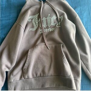 Juicy Couture Brown Hoodie y2k